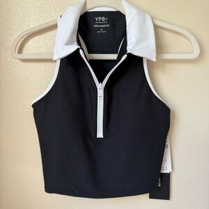 B&W YPB Crop Polo Bra Tank